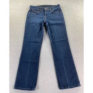 Wrangler Jeans Women 5/6x30 (Fits 30x29.5) Q-Baby Stretch Straight Dark Wash